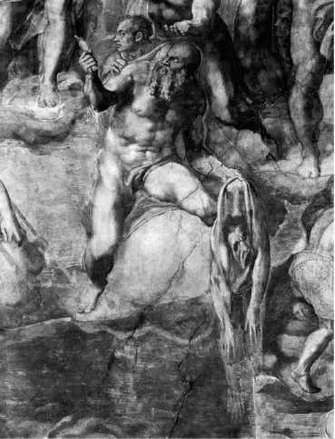 FIGURE 2.8 Michelangelo, St. Bartholomew from The Last Judgment, 1534–41. Fresco. Sistine Chapel, Vatican.