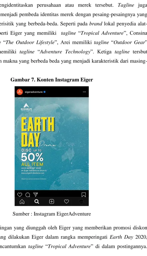 Gambar 7. Konten Instagram Eiger 