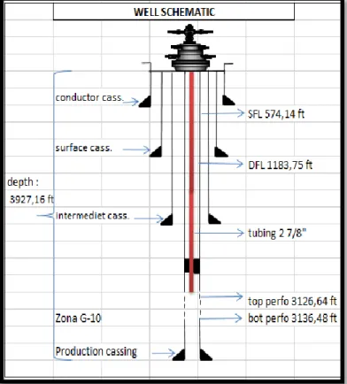 Gambar 5.1 Well Schematic 