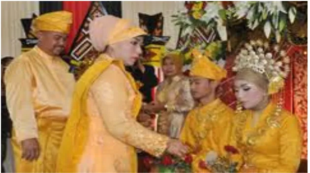 Gambar 2.3  Tepung Tawar pada adat perkawinan Melayu Langkat 