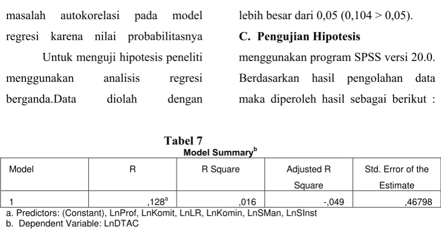 Tabel 8 