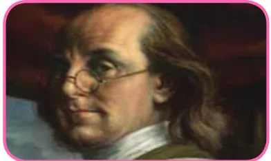 Gambar 2.3 Benjamin Franklin