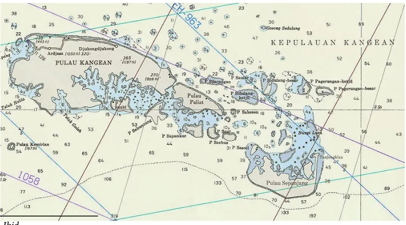 Gambar 1: Peta Pulau Kangean dan sekitarnya