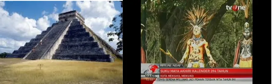 Gambar i: Piramida Suku Maya