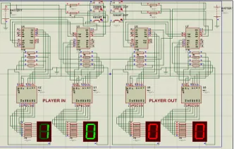 Gambar 2.6 Carry pada IC 74LS192