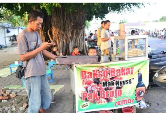 Gambar 1. Tempat duduk pembeli 