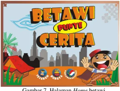 Gambar 7. Halaman Home betawi 