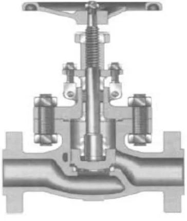 Gambar 2.13 Globe valve 