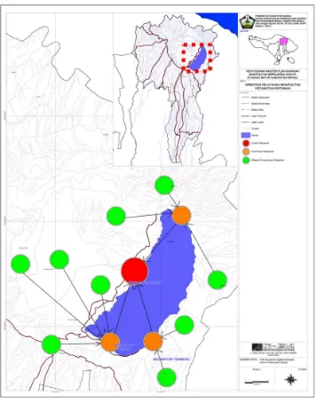Gambar 2. 1 Peta Orientasi Pelaksanaan Minapolitan Kabupaten Bangli