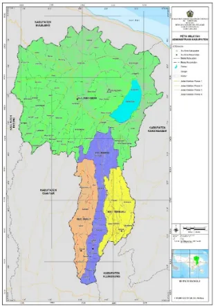 Gambar 3. 1 Peta Kabupaten Bangli