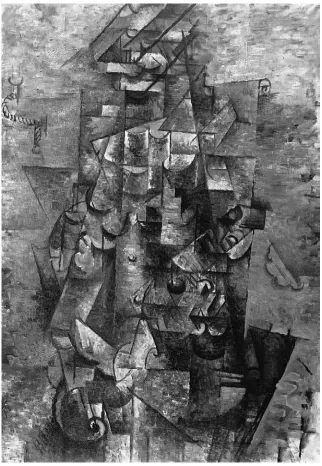 Figure 4 Georges Braque, Man with a Guitar (1911-12) 