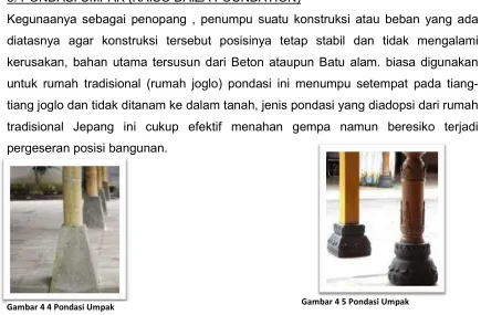 Gambar 4 5 Pondasi Umpak 