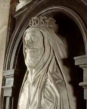 Fig. 8. Nicholas Stone effigy of Donne in St Paul’s Cathedral, based on Donne’s commissioned portrait (1631)