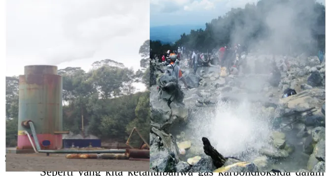 Gambar potensi fumarol dan PLTU Geodipa