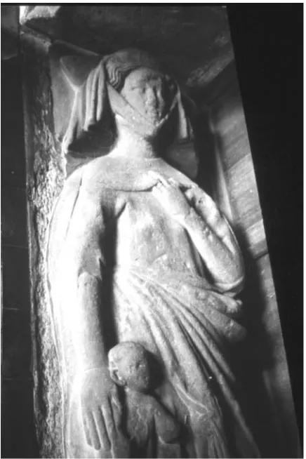 Figure 27. Bodenham (Heref.): a lady and child, early fourteenth century