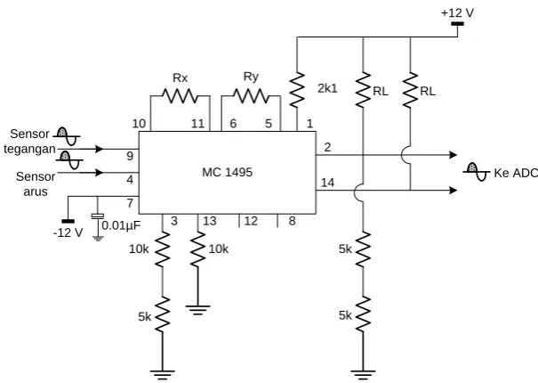 Gambar 2.4 Rangkaian Sensor Arus 