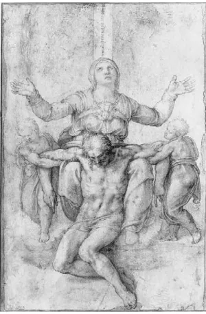 Figure 1 Michelangelo Buonarroti’s sketch of the the same time she gave him the manuscript of the sonnets