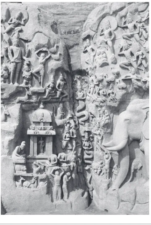figure 4.3 Center of the Mahabalipuram Relief: The River 