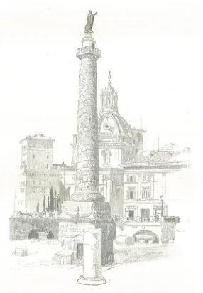 Fig. 1Trajan’s Column, Rome, 106–113 C.E. From Fred Richards, A Sketch Book, Rome, ProjectGutenberg eBook, 2006