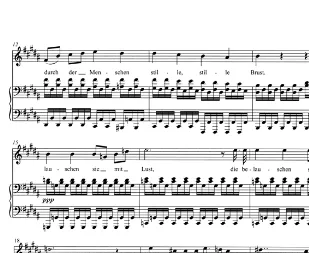 Fig. 1: first version of Schubert’s Nacht und Träume  