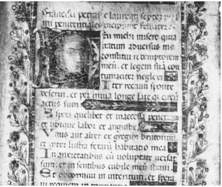 Fig. 7. Petrarch, Psalmi penitentiales (title page). Sondersammlung Handschriften und alte Drucke, S