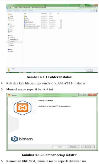 Gambar 4.1.1 Folder instalasi 