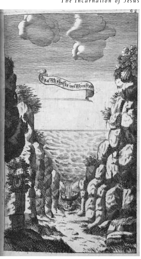 Figure 9. H[ans]. J[acob]. Schollenberger, “The Most in the Least” from Der allerheiligsten Menschwerdung, Geburt, und Jugend JEsu Christi (1678)