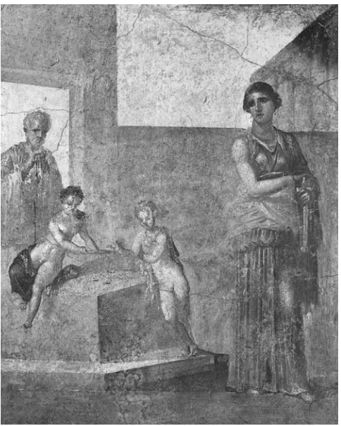 Figure 4.1. Medea Meditating on Killing Her Children. PompeianFresco. Museo Archeologico Nazionale, Naples.