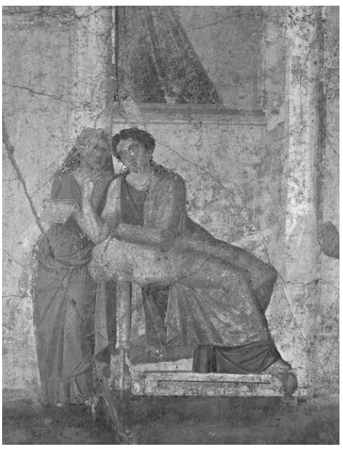 Figure 4.2. Phaedra and Maid Servant. Pompeian Fresco. MuseoArcheologico Nazionale, Naples.