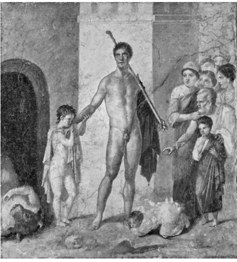 Figure 5.1. Theseus Having Slain the Minotaur. Pompeian Fresco.Museo Archeologico Nazionale, Naples.