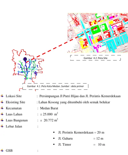 Gambar  4.2 :Peta Site 