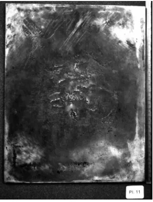 Figure 4: Blake’s Job copper plate (BMPD), Plate 11, verso. Photograph taken by Mei-Ying Sung, image reproduction courtesy of the Trustees of the British Museum.