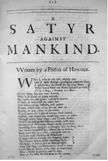 Figure 4.Title-page A Satyr against Mankind [London, 1679] (private collection)