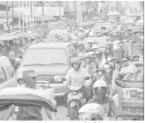 Gambar 4. Kemacetan di Malioboro