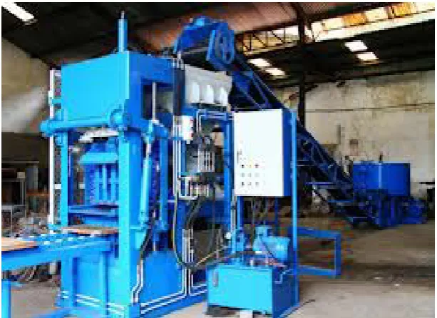 Gambar 2.5 Mesin Hidrolik Paving Block 