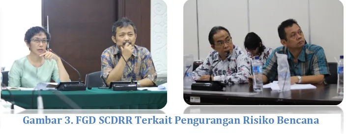 Gambar 
  3. 
  FGD 
  SCDRR 
  Terkait 
  Pengurangan 
  Risiko 
  Bencana 
  