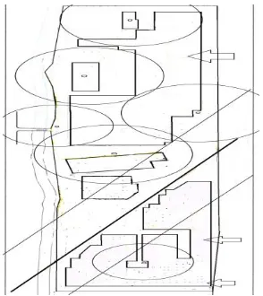 Gambar 2.3. Radius proteksi EF  