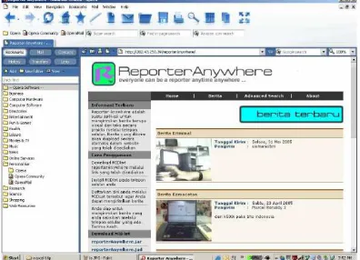 Tabel 1. Hasil Pengujian Website versi Komputer 