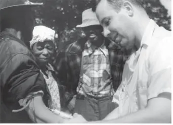 Figure 3.1 Tuskegee Syphilis Study: Doctor Injecting