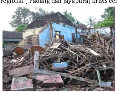 Gambar 3.3. Gempa di Yogyakarta tahun 2006, sebagian yang rusak 