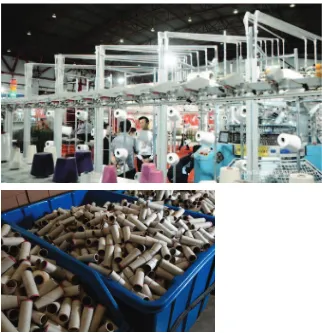Gambar 1.8 Sumber: http://kainmajun77.blogspot.comSisa kain kaos yang digulung, disiapkan untuk bahan kerajinan tekstil seperti keset