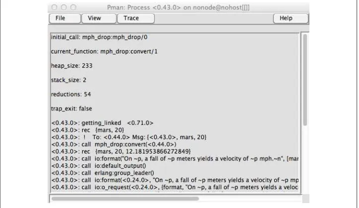 Figure 8-4. Tracing calls when you send mph_drop a message