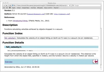 Figure 2-2 shows the result, which is considerably more helpful than the previous blankspace around the function