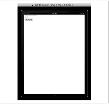 Figure 3-8. iPad emulator running PerchSearch
