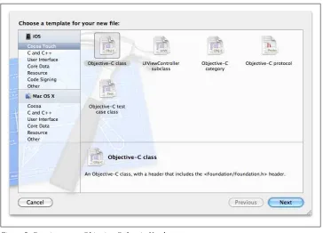 Figure 5. Creating a new Objective-C class in Xcode