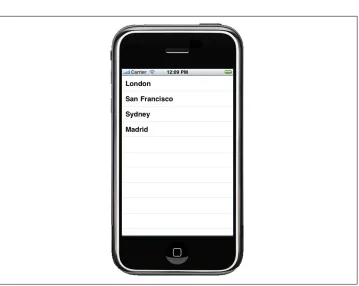 Figure 5-12. Populating the UITableView of our application using the new model