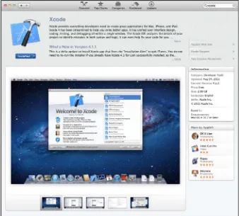 Figure 1-5: Using the Mac OS X Install DVD to install Xcode on a new Mac.