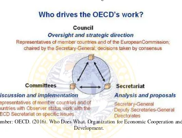 Gambar II.2.2 Struktur Organisasi OECD 
