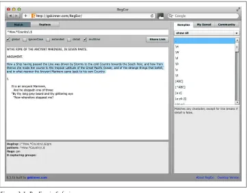 Figure 3-1. RegExr in Safari