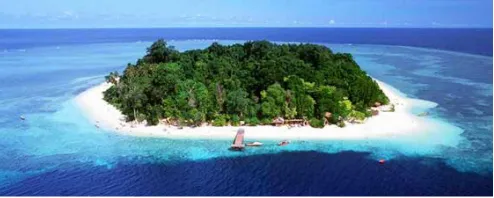 Gambar 2.5: Pulau Sipadan yang dipersengketakan Indonesia dengan Malaysia